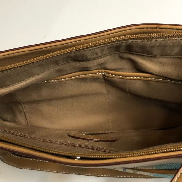 Etienne Aigner Purse Striped Shoulder Bag - Picture 7 of 8